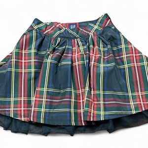 GAP Kids Plaid Skirt - Red and Green